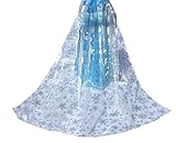 Ice Princess Long Cape Dress up Set Costume (Ages 5-6)