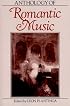 Anthology of Romantic Music (Norton Introduction to Music History)