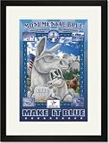 Black Framed/Matted Print 17x23, Monumental Blue - South Dakota Democrats