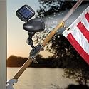 Solar Pole Flag Light
