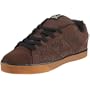 DuFFS Men's King For A Day Skate Shoe,Brown/White,7 M
