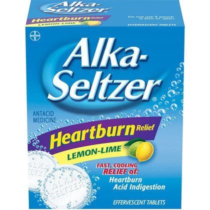 Alka-Seltzer Heartburn Lemon Lime -- 36 Effervescent Tablets