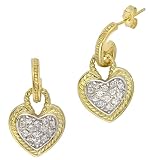 Designer Inspired Gold Vermeil Heart Hanging Earring 51VH7SYsu8L. SL160 Designer Inspired Gold Vermeil Heart Hanging Earring