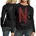 Adidas Nebraska Cornhuskers Women's Long Sleeve Garment Washed T-Shirt