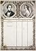 Family register (Reprint measured in inches 17 x 24)