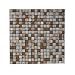 Glass Tile and Stone Stainless Mosaic Backsplash