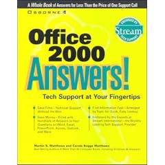 Office 2000 Answers!: Certified Tech Support
