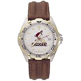 LogoArt Phoenix Coyotes Men's All-Star Leather Watch