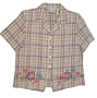 Alfred Dunner Hawaiian Islands Plaid Blouse Multi 8