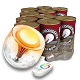 Philips Living Colors Floral + 10x Lichtkonserve mit 60W Philips Glühlampe