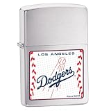 Zippo Los Angeles Dodgers Satin Chrome Lighter