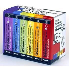 Microsoft windows 2000 server - kits de ressources techniques - ensemble de livres de reference - cd-rom - francais