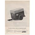 1969 VW Volkswagen Squareback Sedan U-Haul Trailer Print Ad