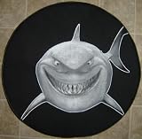 27″ Great White Shark Spare Tire Cover