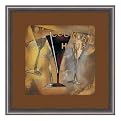 Time for Cocktails I Framed Art by Susan Osborne- 18.5x18.5"