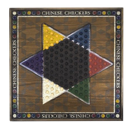 Melissa & Doug Classic Wooden Chinese Checkers Game Board