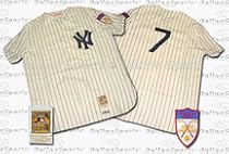 1951 New York Yankees Home Throwback Jersey From Mitchell and Ness, With #7 On The Jersey (Mickey Ma