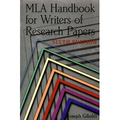 MLA Handbook for Writers of Research Papers