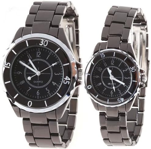 Orient Idea Ori-0265E 2 x Wrist Quartz Analog Timepiece with Round Case for Couples Lovers