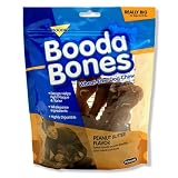 Booda Bone Dog Treats, Really Big Booda, 7-Pack, Peanut Butter