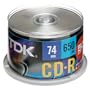 TDK CD-R74MGAXCB-1 CD-R, 74 Minute, 650 MB, 12x (50-Pack Spindle)