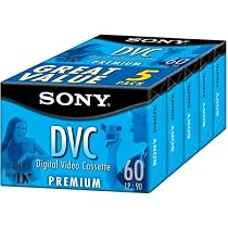 Sony DVC-60 PR/5 Premium Minidv Videocassette (5-Pack)
