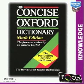 Oxford Concise Dictionary: 9th Edition