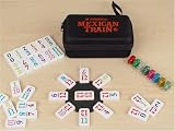 Travel Size Mexican Train Double 12 Domino Game Set