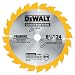 DEWALT DW9154 6-1/2-Inch 24 Tooth ATB Framing Saw Blade with 5/8-Inch Arbor