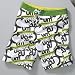 Sports : Vacuum Boardshorts M&auml;nner, wei&szlig;/schwarz/gr&uuml;n