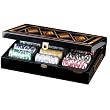 Magnificent Poker Set, 300 11.5 grams Chips, Cards & Dice, Inlaid Laquer Wood Box