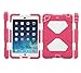 iPad Mini Case, iPad Mini 2 Case, iPad Mini 3 Case, Aceguarder IPad Mini Case Comfortable Hand Feeling Drop Resistance Soft Silicone Case with Stand (Rose)