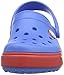 Crocs Kids' Crocband II.5 Clog (Toddler/Little Kid),Varsity Blue/Red,6-7 M US Toddler