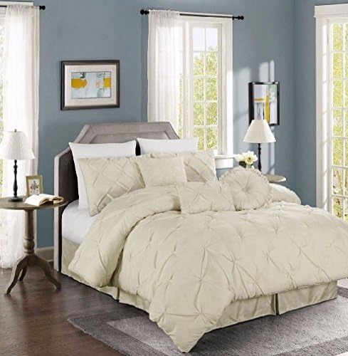Uwant Sydney 7-piece Pinch Pleat Pintuck Duvet Cover Set