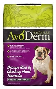 AvoDerm Natural Chicken Meal and Brown Rice Formula Weight Control Dog Food, 28-Pound AvoDerm Natural Chicken Meal and Brown Rice Formula Weight Control Dog Food, 28-Pound