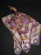 Large Scarf 36'' Huichol in Lilac