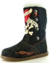 Ed Hardy Boot Straps Audigier Navy Blue Shoes