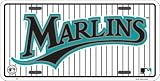 Florida Marlins Classic Metal Auto Tag Embossed
