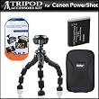 Gripster Tripod Kit For Canon PowerShot S95, SD4000 IS, ELPH 500 HS Digital Camera Includes Gripster Flexible Tripod + Replacement NB-6L (1200 mAH) Battery + Deluxe Hard Case + LCD Screen Protectors