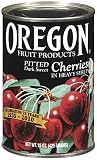 Oregon Fruit Pitted Dark Sweet Cherries in Heavy Syrup, 15 oz Cans, 8 ct (Quantity of 2)