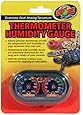 Zoo Med Economy Analog Dual Thermometer and Humidity Gauge