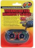 Zoo Med Economy Analog Dual Thermometer and Humidity Gauge