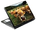 Happy Cows~ Mow~ Decorative Protector Skin Decal Sticker for 15.4" Laptop Computer