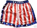 Rocky Balboa Apollo Movie Boxing American Flag Shorts