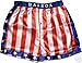 Rocky Balboa Mens Apollo Movie Boxing American Flag Shorts