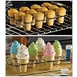 Cupcake Cone Baking Rack: Dishwasher Safe Non-Stick Cooking Unit (Set of 2)