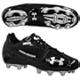 Under Armour Men's Metal Speed II Low MC ( sz. 11.5, Black/silver )