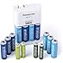 Panasonic K-KJ17MZ104A Eneloop Power Pack for 10AA, 4AAA Colored Cells Advanced Battery Charger