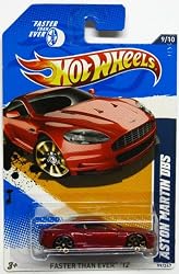 ASTON MARTIN DBS 2012 Hot Wheels Faster Than Ever Aston Martin DBS Dark Red #99/247 1:64 Scale Collectible Die Cast Car