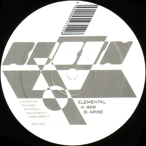 ELEMENTAL - 925 & ARISE - 45T (EP 4 titres)